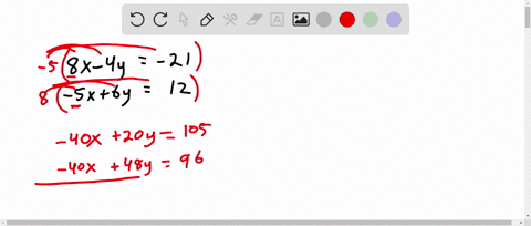 solve-each-system-using-the-elimination-method-twice-beginarrayc8-x-4-y-21-5-x6-y12endarray-44025
