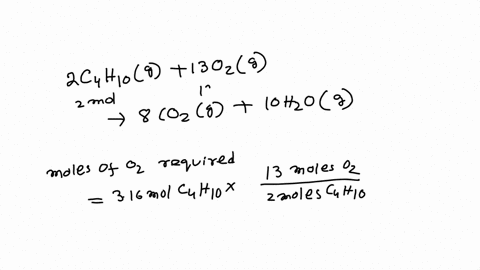 the-balanced-equation-for-the-combustion-of-butane-c4h10-is-2-c4h10g-13-o2g-8-co2g-10-h2og-calculate-the-moles-of-co2-produced-when-316-moles-of-c4h10-are-allowed-to-react-with-1305-moles-of-09535