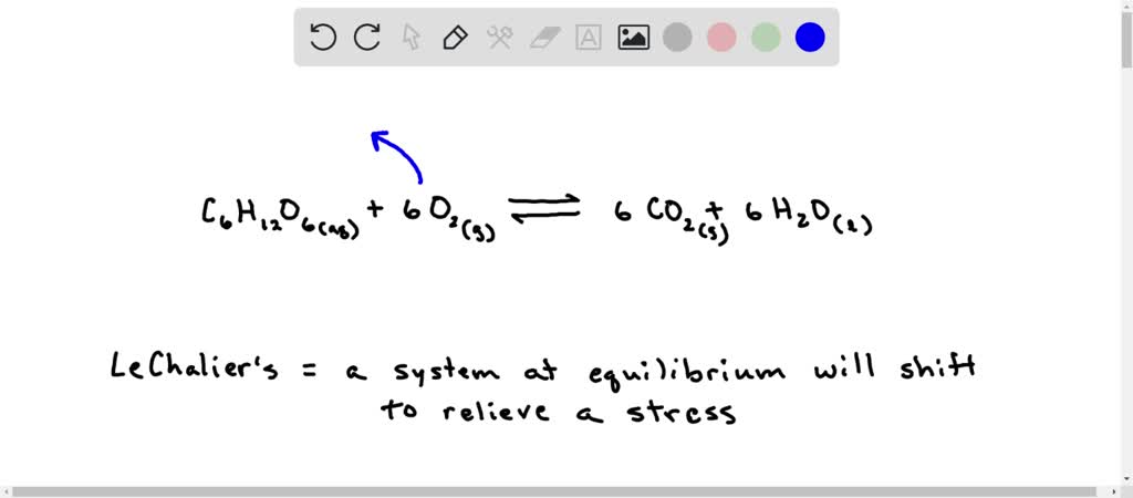 SOLVED: Consider the following reversible reaction at equilibrium ...