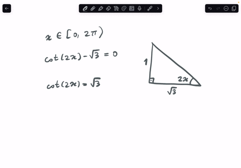find-all-solutions-of-the-equation-in-the-interval-02-pi-cot-2-x-sqrt30-write-your-answer-in-radians-in-terms-of-pi-if-there-is-more-than-one-solution-separate-them-with-commas-xsquare