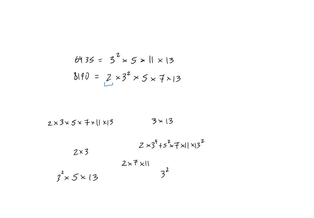 is 39 a common factor of 6435 and 8190