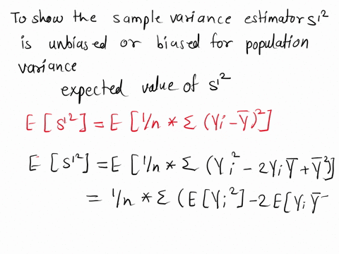 2-let-s2-az7-i-y-be-the-sample-variance-show-that-this-estimator-is-an-unbiased-or-biased-estimator-for-population-variance-let-be-the-sample-standard-deviation-show-that-this-estimator-is-a-75575
