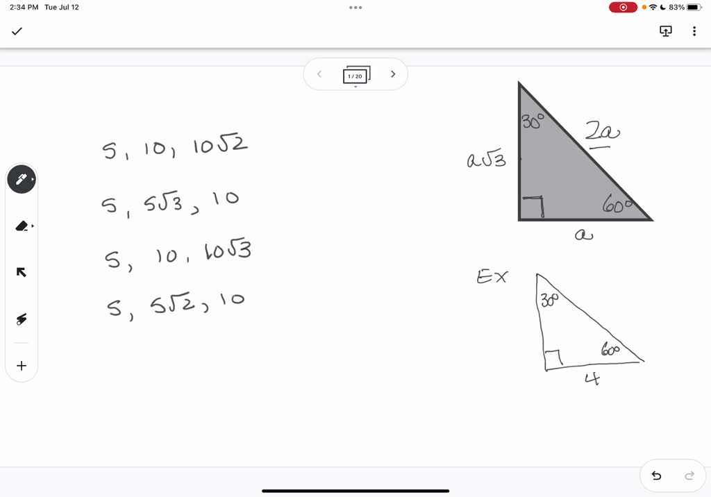 solved-which-set-of-values-could-be-the-side-lengths-of-a-30-60-90