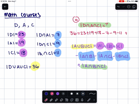 10-a-total-of-36-students-plan-to-take-at-least-one-of-the-courses-discrete-mathematics-known-algebra-and-calculus-during-the-coming-semester-of-these-36-students-it-is-that-23-students-plan-76635