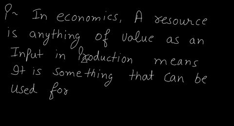 explain-the-term-resource-in-economics-82416