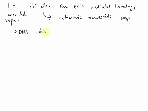 what-is-the-importance-of-chi-sites-during-recbcd-medlated-homology-directed-repair-in-e-coli-0-ata-chi-site-recbcd-proteins-bind-to-dna-to-initiate-recombination-when-recbcd-encounters-chi-78304