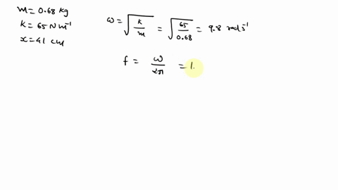 a-block-whose-mass-m-is-680-g-is-fastened-to-spring-whose-spring-constant-k-is-65-nm-the-block-is-pulled-a-distance-x-41-cm-from-it-equilibrium-position-at-x-0-on-a-frictionless-surface-and-44611