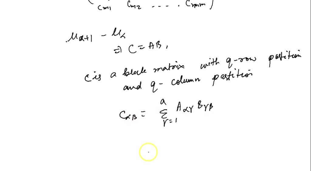 SOLVED: '9 Suppose A And B Are Block Diagonal Matrices Of The Form A1 ...