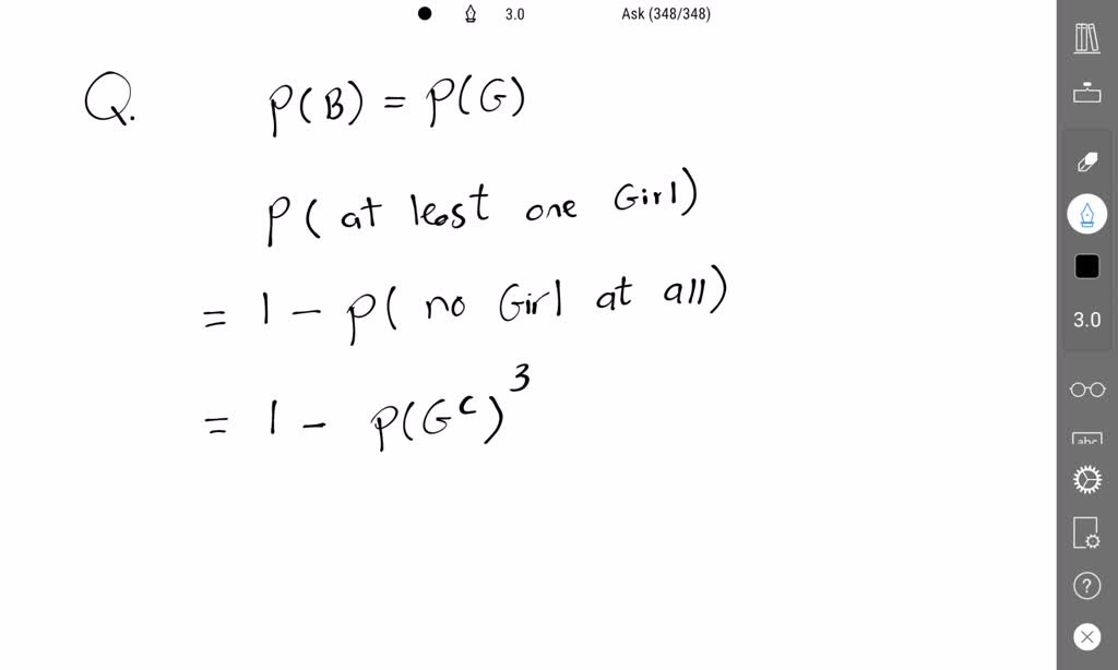 SOLVED Assume that the probability of a boy being born is the same as