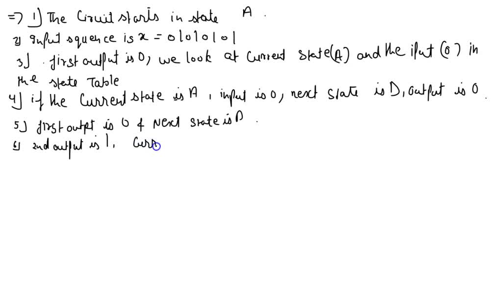 SOLVED: Q.1.Consider the sequential circuit shown below: Starting from ...