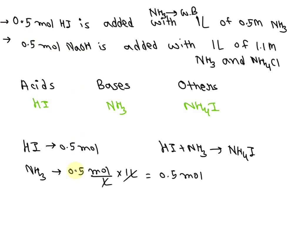 SOLVED A 0.02M NaOH completely ionizes and 1M NH3 only partially