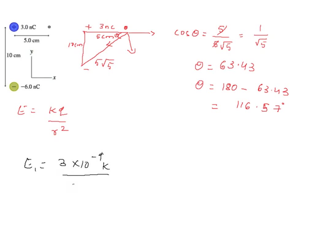 SOLVED PartA) What is the strength of the electric field at the