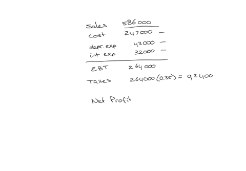 company-has-sales-of-586000-costs-of-247000-depreciation-expense-of-43000-interest-expense-of-32000-and-a-tax-rate-of-35-percent-what-is-the-net-income-for-this-firm-suppose-the-firm-paid-out-73000-in