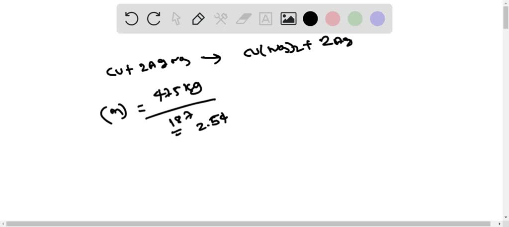 SOLVED: Calculate the mass of silver nitrate, AgNO3(aq), that must ...