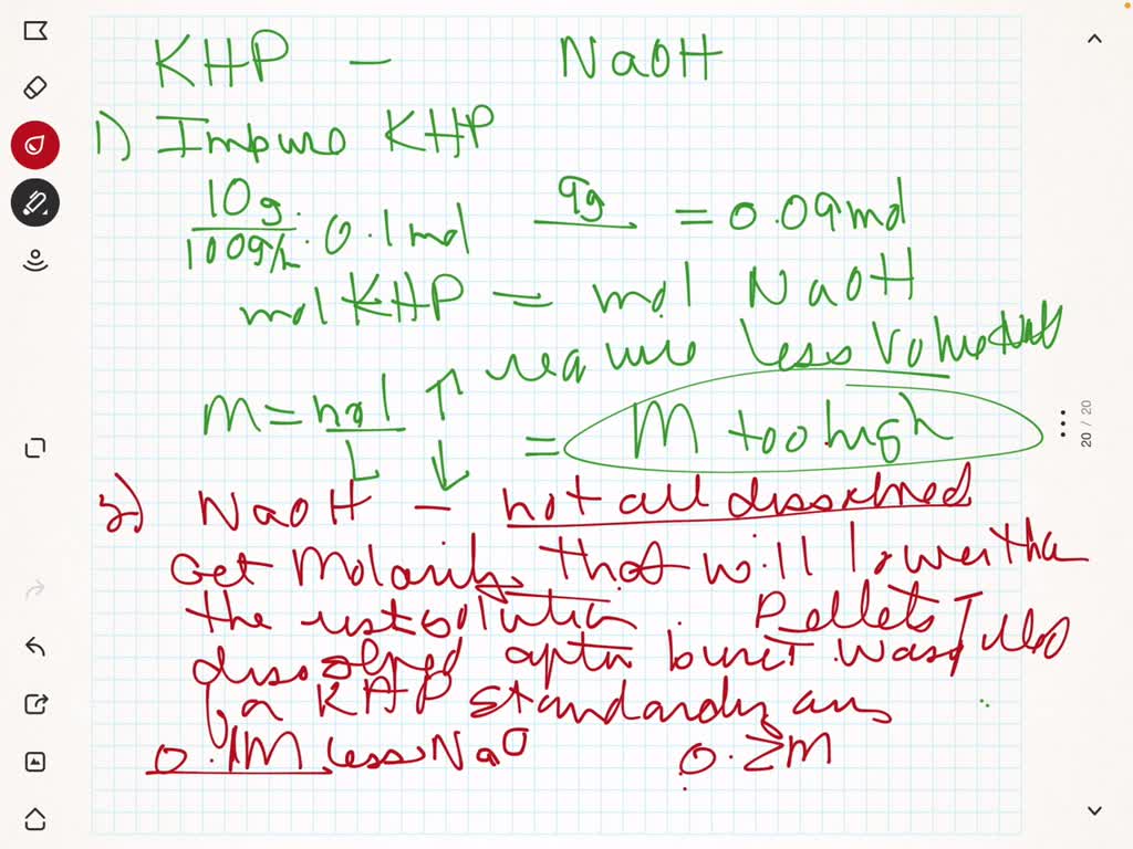 SOLVED 'A student was perfoming an acidlbase titration, to determine