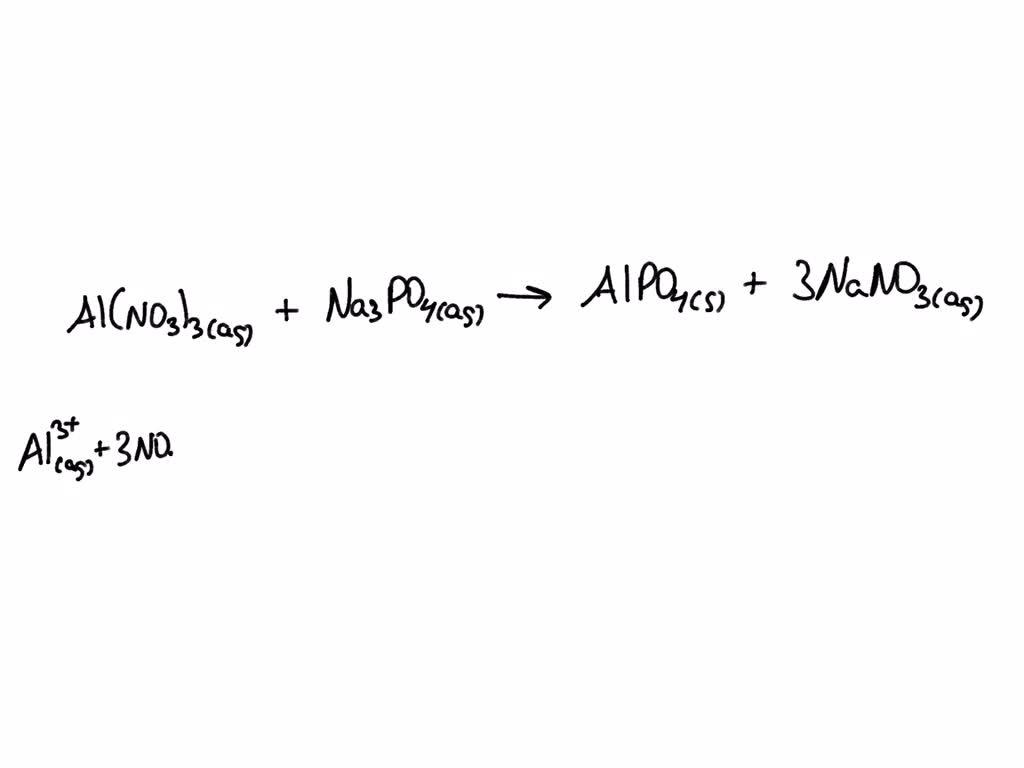 SOLVED Write the balanced COMPLETE ionic equation for the reaction
