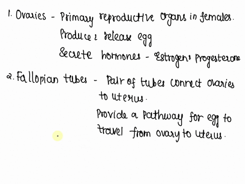 identify-and-give-functions-for-the-structures-in-the-female-reproductive-system-78315
