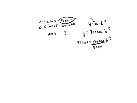 the-population-of-a-midwestern-city-decays-exponentially-if-the-population-decreased-from-900000-to-800000-from-2003-to-2005-what-will-be-the-population-in-2008-please-help-i-got-670422-and-43718