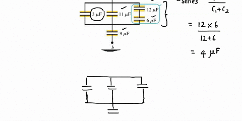 suppose-the-3-f-capacitor-in-figure-2410a-in-the-textbook-were-removed-and-replaced-by-a-different-one-and-that-this-changed-the-equivalent-capacitance-between-points-a-and-b-to-7-f-what-wou-50646