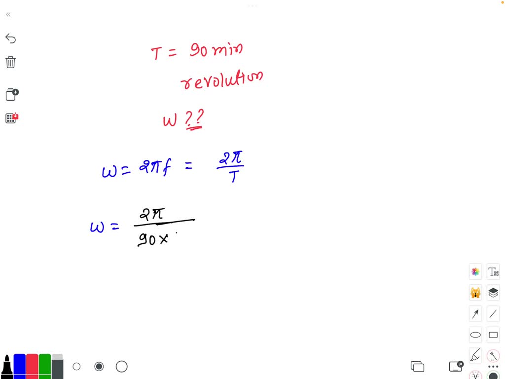 SOLVED an artificial satellite takes 90 minutes to complete its