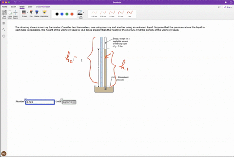 the-drawing-shows-mercury-barometer-consider-two-barometers-one-using-mercury-and-another-using-unknown-liquid_-suppose-that-the-pressure-above-the-liquid-each-tube-negligible_-the-height-of-61212