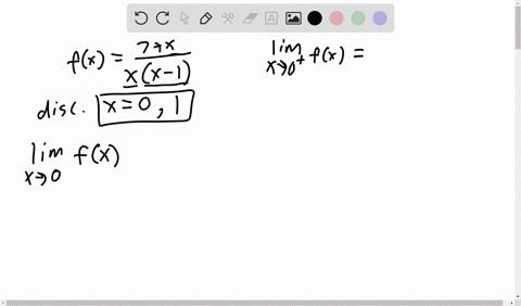 find-all-values-where-the-function-is-discontinuous-for-each-value-of-x-give-the-limit-of-the-function-as-approaches-be-sure-note-when-the-limit-doesnt-exist-7x-fx-xx-select-the-choice-below-08676