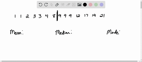 find-the-mean-the-median-and-all-modes-for-the-data-in-the-given-frequency-distribution-round-your-answers-to-one-decimal-place-if-there-is-more-than-one-mode-enter-your-answer-as-a-comma-se-30308