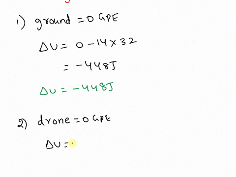 a-camera-weighing-14-n-falls-from-a-small-drone-hovering-32-m-overhead-and-enters-free-fall-what-is-the-gravitational-potential-energy-change-of-the-camera-from-the-drone-to-the-ground-if-yo-48671
