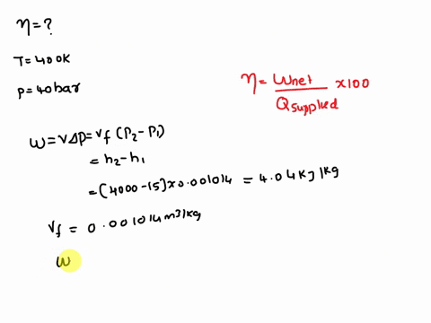 question-1-20-points-determine-the-efficiency-of-an-ideal-rankine-cycle-if-the-pressure-and-the-temperature-before-the-turbine-are-40-bar-and-700-k-and-the-condenser-pressure-is-15-kpa-the-s-21815