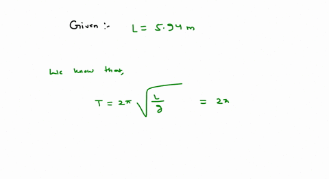 what-is-the-period-in-s-of-a-594-m-long-pendulum-41448