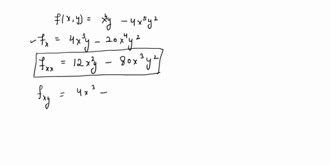 find-all-the-second-partial-derivatives-fx-y-xy-4x5y2-fxxx-y-fxyx-y-fyxx-y-y-47699
