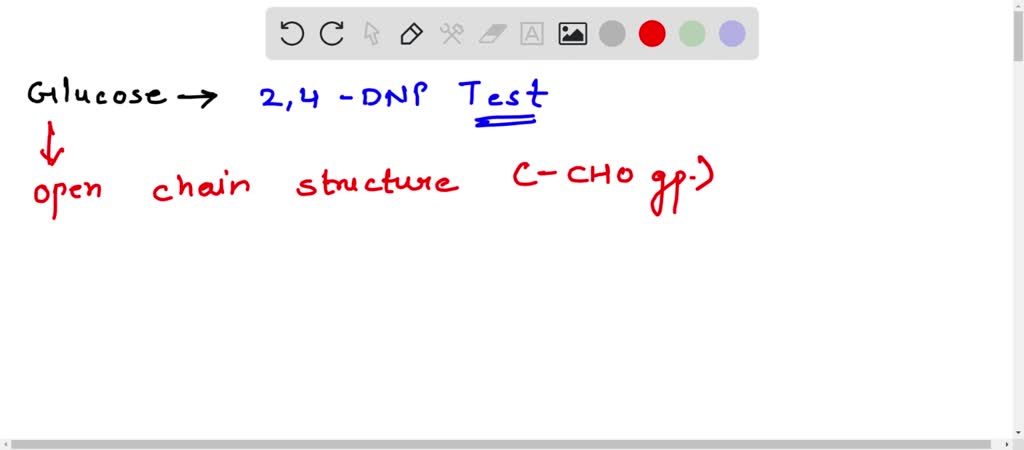 2 4 dnp test is given by glucose