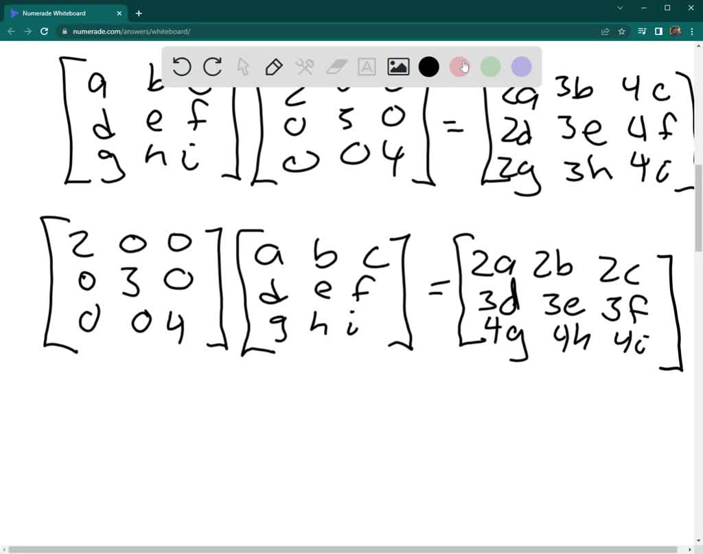 SOLVED: Check whether the set of all 2x3 matrices with first row any ...