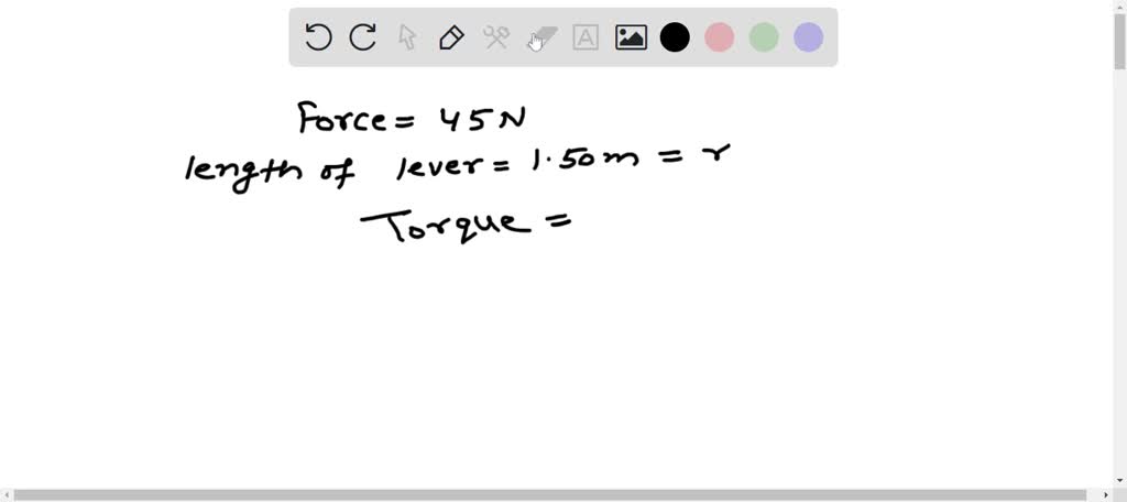 solved-a-force-of-45-0-newtons-is-applied-at-a-right-angle-to-a-lever