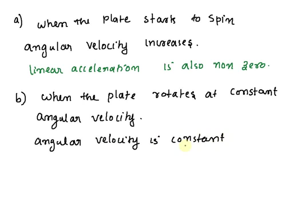SOLVED Suppose a piece of food is on the edge of a rotating microwave