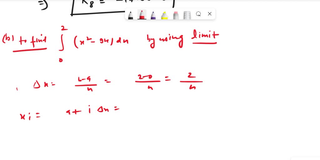 SOLVED: (a) Find an approximation to the integral 2 (x2 − 4x) dx 0 ...