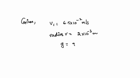 the-terminal-velocity-of-a-copper-ball-of-radius-2mm-falling-through-a-tank-of-oil-at-20c-is-65cms-find-the-viscosity-of-the-oil-at-20c-density-of-oil-is-15xx103kgm3-density-of-copper-is-89xx103kgm3