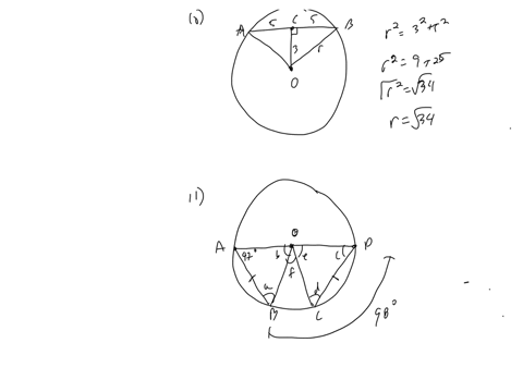10-o-is-the-centre-of-this-circle-and-a-b-is-a-chord-if-a-b-is-10-mathrmcm-and-o-c-is-3-mathrmcm-what-is-the-radius-of-the-circle-2-marks-11-a-b-and-c-d-are-chords-of-this-circle-centre-o-a-d-is-a-str
