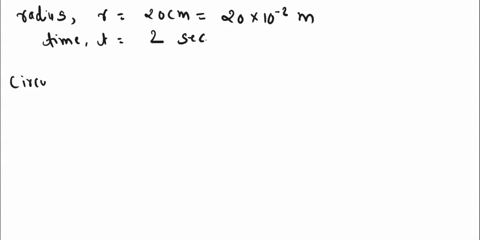 an-object-moves-uniformly-around-a-circular-path-of-radius-200-cm-making-one-complete-revolution-every-200-s-what-are-a-the-translational-speed-of-the-object-b-the-frequency-of-motion-in-her-69083