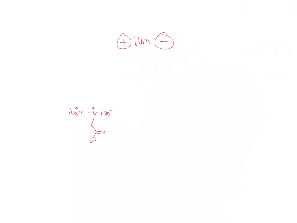 SOLVED Draw a possible electrostatic interaction between two amino