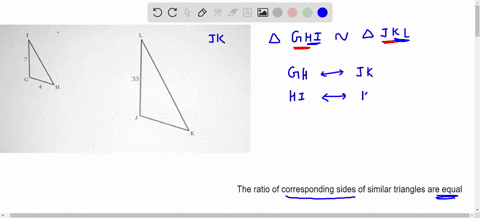 triangle-ghi-is-similar-to-triangle-jkl-find-the-measure-of-side-jk-round-your-answer-to-the-nearest-tenth-if-necessary-i-l-7-33-4-h-k-answer-triangle-ghl-is-similar-to-triangle-jkl-find-the-76244