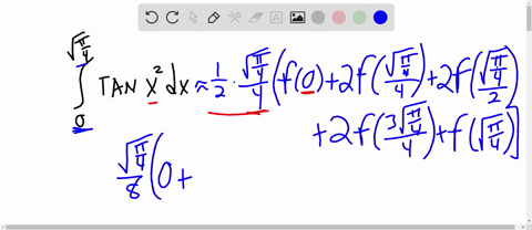approximate-the-definite-integral-using-the-trapezoidal-rule-and-simpson-rule-with-n-4-compare-these-results-with-the-approximation-of-the-integral-using-graphing-utility-round-your-answers-90984