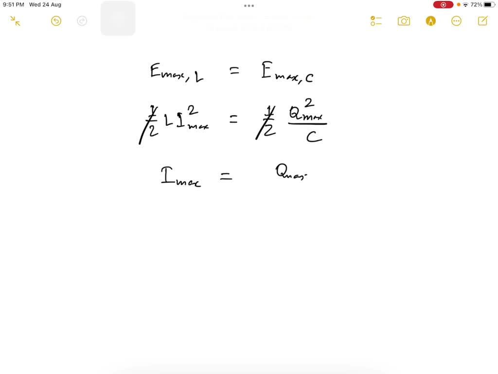 SOLVED Consider an LC circuit with the frequency of oscillations in