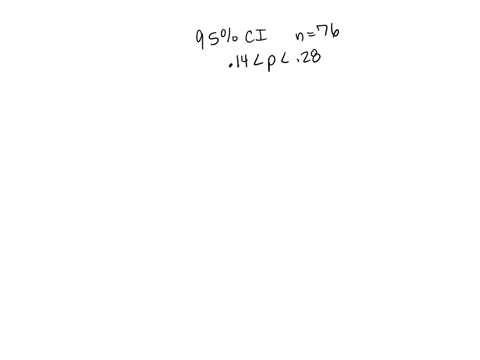 a-student-was-asked-to-find-a-95-confidence-interval-for-the-proportion-of-students-who-take-notes-using-data-from-a-random-sample-of-size-n-76-which-of-the-following-is-a-correct-interpreta-42695