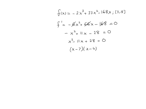 determine-the-location-and-value-of-the-absolute-extreme-values-of-on-the-given-interval-if-they-exist-fx-2x3-33x2-168x-on-38-what-islare-the-absolute-maximumimaxima-0f-on-the-given-interval-90287