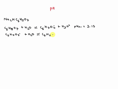 what-is-the-ph-of-a-solution-of-na2hc6h5o7-disodium-citrate-the-pka-values-for-h3c6h5o7-are-pka1-315-pka2-477-pka3-519-group-of-answer-choices-a477-b396-c519-d498-07558