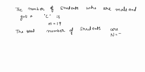 giving-a-test-to-a-group-of-students-the-grades-and-gender-are-summarized-below-a-b-c-total-male-7-16-19-42-female-10-3-18-31-total-17-19-37-73-if-one-student-is-chosen-at-randomfind-the-pro-25628