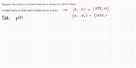 a-clothing-business-finds-there-is-a-linear-relationship-between-the-number-of-shirts-n-it-can-sell-and-the-price-p-it-can-charge-per-shirt-in-particular-historical-data-shows-that-1000-shirts-can-b-6