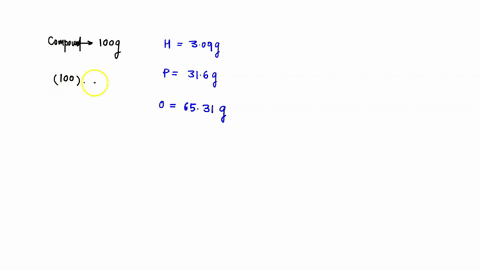 a-sample-of-a-compound-is-found-to-be-309-hydrogen-3160-phosphorus-and-6531-oxygen-what-is-the-empirical-formula-for-this-compound
