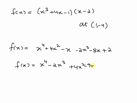 consider-the-equation-and-the-given-point-fx-4x-1x-2-1-4-a-find-an-equation-of-the-tangent-line-to-the-graph-of-f-at-the-given-point-93918